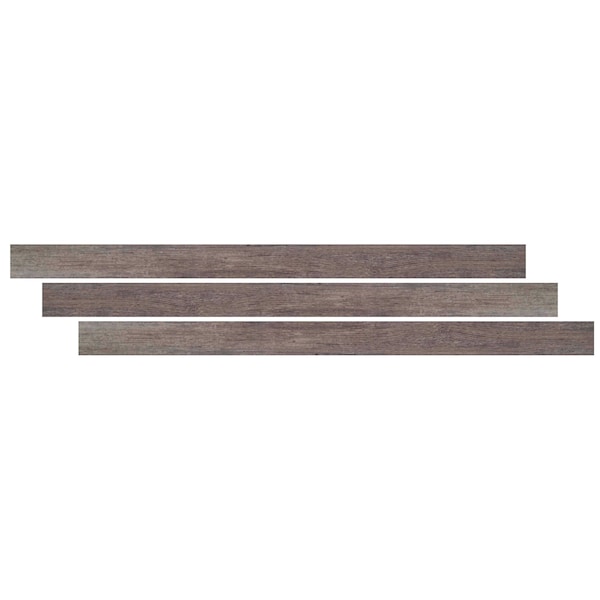 Ackland 0.75 in. T x 94 in. L x 2.75 in. W Ashen Grove Luxury Vinyl Flooring Trim Flush Stair Nose AKVTVASGR-FSN - main